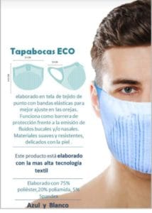 Tapabocas reutilizable