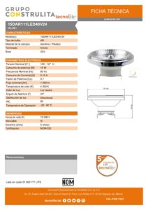 FICHA TECNICA 15DAR111LED40V24 HELIUM pdf