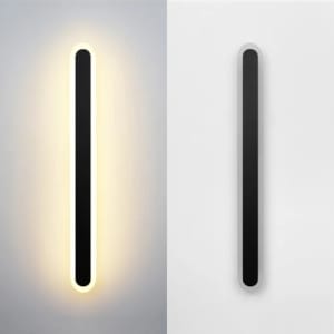 Luminaria exterior lineal redonda 1