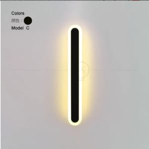 Luminaria exterior lineal redonda 5