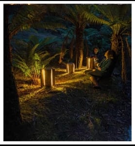 Tronco led solar 4