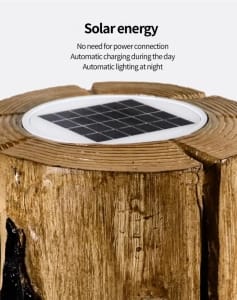 Tronco led solar 5