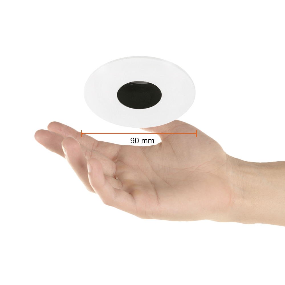 Bala incrustar color blanco sin bombillo - Imagen 2