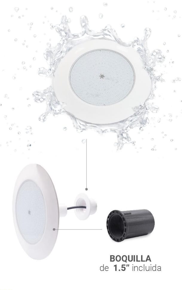 BALA SUMERGIBLE DE 24W RGB CON CONTROL